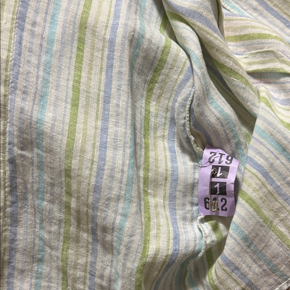 Lafayette 148 New York Multicolor Striped Shirt - Picture 12 of 14